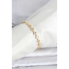CM 14K Gold Renk Yonca Model Kadın Bileklik - TJ-BB8290
