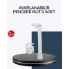 Çocuk Güvenliği İçin Cam Pencere Kilidi 3 Adet
