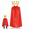 Çocuk Kral Pelerini ve Kral Tacı Kostüm Seti