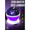 Çocuklara Özel Yıldızlı Gece Lambası