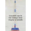 Çok Amaçlı Cam Silme Fırçası - Silikon Uçlu Çekçek - Tüy Toplayıcı Döner Başlıklı