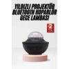 Çok Renkli Projektör Lamba Disko Topu Gece Lambası Kablosuz