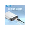 A6Q 22.5W Usb 3.0 ve 20W Type-C Çıkışlı 10.000 mAh PD Powerbank - Siyah