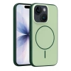 Apple iPhone 14 Neva Magsafe Kapak - Koyu Yeşil