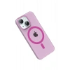 Apple iPhone 14 PC Blank Magsafe Kapak - Pembe