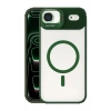 Apple iPhone 17 Air Remim Lensli Magsafe Standlı Kapak - Koyu Yeşil