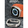 Apple Watch Ultra 49mm MO-WT3 Alüminyum Camlı Kasa Ekran Koruyucu - Gold