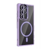 Samsung Galaxy S25 Ultra Remim Lensli Magsafe Standlı Kapak - Lila