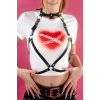 Crop, Bluz, Elbise Üzeri  Choker Detaylı Giysi Kemeri - Brf1167