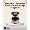 Dayanıklı Paslanmaz Ve Yüksek Isı Dayanımlı Kamp Ocağı – Uzun Süreli Kullanım İçin