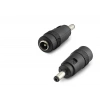 Dc Jack Dönüştürücü 5.5X2.5 Mm Soket 4.0X1.35 Mm Fiş 10 Adetli Paket Siyah HDX1315