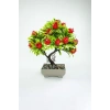 Dekor Ağaç Bereket Nar Ağacı Saksılı Dekoratif Ağaç Biblo 24x13 cm