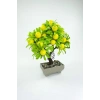 Dekor Ağaç Limon Ağacı Saksılı Dekoratif Ağaç Biblo 24x13 cm