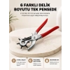 Delme Pensesi 6 Başlıklı Çok Amaçlı Paslanmaz Çelik Ergonomik