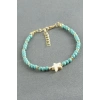 Deniz Yıldızı Turkuaz Boncuk Bileklik