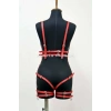 Deri Body Harness, Deri Dansçı Kostüm, Pole Dans Kostüm - Apft502
