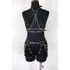 Deri Body Harness, Kadın Deri Fantezi Giyim - Brf1084