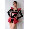 Deri Elbise Harness, Mini Deri Etek, Deri Elbise Etek Harness - Brf1001