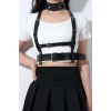 Deri Göğüs Harness Ve Choker-tasma Takım - Brf959