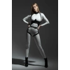 Deri Harness, Göğüs Altı Destekli Harness Takım, Deri Dansçı Kostüm - Brf1402