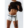 Deri Tek Bacak Harness, Deri Şort Ve Etek Aksesuarı - Brf769
