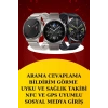 Dijital Göstergeli Bluetooth Kulaklık Ve Bildirim Görebilen Akıllı Saat Alarm Ve Titreşim