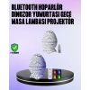 Dinozor Yumurtası Galaksi Projektör Gece Lambası 4ü 1 Arada – Bluetooth Hoparlörlü