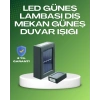 Dış Mekan Güneş Paneli İle Aydınlatma Lambası