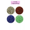 Dökme Cam Kum Boncuk (8/0) 3 mm - 4 Renk - Toplam 80 Gram - BNC417