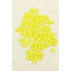 Dünya Boncuk İçten Boncuklu Bileklik Çanta Boncuğu 10 mm 50 gr Sarı - BNC464