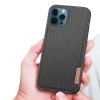 Dux Ducis Fino Serisi İphone 12 Pro Max Kılıf Premium Dokuma Silikon Kılıf