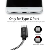Dux Ducıs Usb Type C Kopmaz Yırtılmaz Usb Kablo Hızlı Şarj 1 Metre