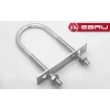 Ebru U Civata, Karşılık Demiri + Somunlu - M8x35 - 2 Set