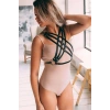 Elbise - Tshirt Üzeri Deri Göğüs Harness - Brf867