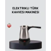 Elektrikli Türk Kahvesi Cezvesi 800w Kablosuz Döner Tabanlı