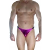 Erkek  Arkası Fuşya Büzgülü Brazillian Slip