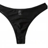 Erkek  Biyeli Siyah Transparan Brazillian Slip