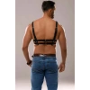 Erkek Deri Seksi Göğüs Harness - Brfm138