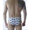 Erkek El Desenli Slip İç Çamaşırı