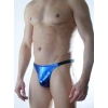 Erkek Mavi Lame Brazillian Slip İç Çamaşırı