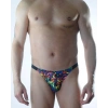 Erkek Renkli Desenli Brazillian Slip