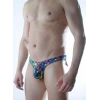 Erkek Renkli Desenli Slip İç Çamaşırı