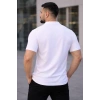 Erkek Waffle Kumaş Açık Yakalı Düğmeli Regular Fit Gömlek 2’li Set Siyah-Beyaz