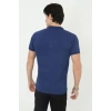Erkek Yakalı Slim Fit Pike Çizgili TShirt