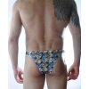 Erkek Zar Desenli Brazillian Slip