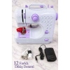 Evde Dikiş Ve Onarım İçin Pedallı Mini Dikiş Makinesi