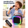 Evde Karaoke İçin Çift Mikrofonlu Şarj Edilebilir Kablosuz Hoparlör