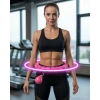 Evde Spor İçin Akıllı Hula Hoop Çemberi Bel İnceltici Mor