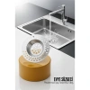 Evye Süzgeci 7.1 cm Paslanmaz Çelik  - Mutfak Lavabo Gider Süzgeci Seti Tıkanma Önleyici 716326