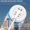 Ezere Aa102 Pro Teleskopik Kablosuz Döner Temizlik Fırçası – Cam Tavan Zemin Uyumlu